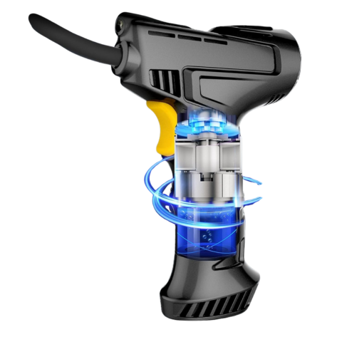 Bärbar Luftkompressor — Intelligent Pump med LCD-skärm 