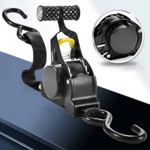 Cureaua cu clichet retractabilă – Fixare rapidă și transport sigur 