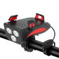 Multifunktionel cykel lampe – telefonholder og horn 
