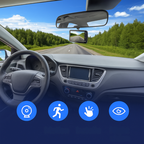 Dashcam Față și Spate — Înregistrări Clare și Precise 