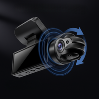 Dashcam Dublu Full HD Mașină - Viziune Nocturnă + Cameră Interioară 