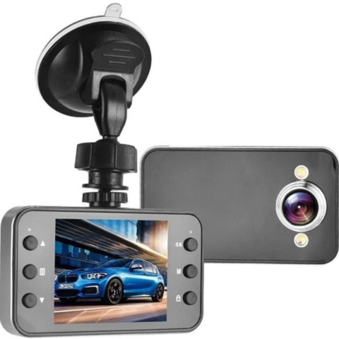 Dashcam Full HD met bewegingssensor en nachtzicht - verkeersveiligheid & continu opnemen