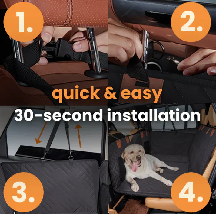 Zitplaatshoes Auto Voor Hond – Waterdicht & Antislip Met Veiligheidsharnas 