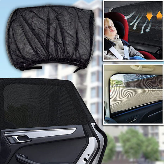 Pare-Soleil Universel Extensible Pour Vitres Latérales De Voiture