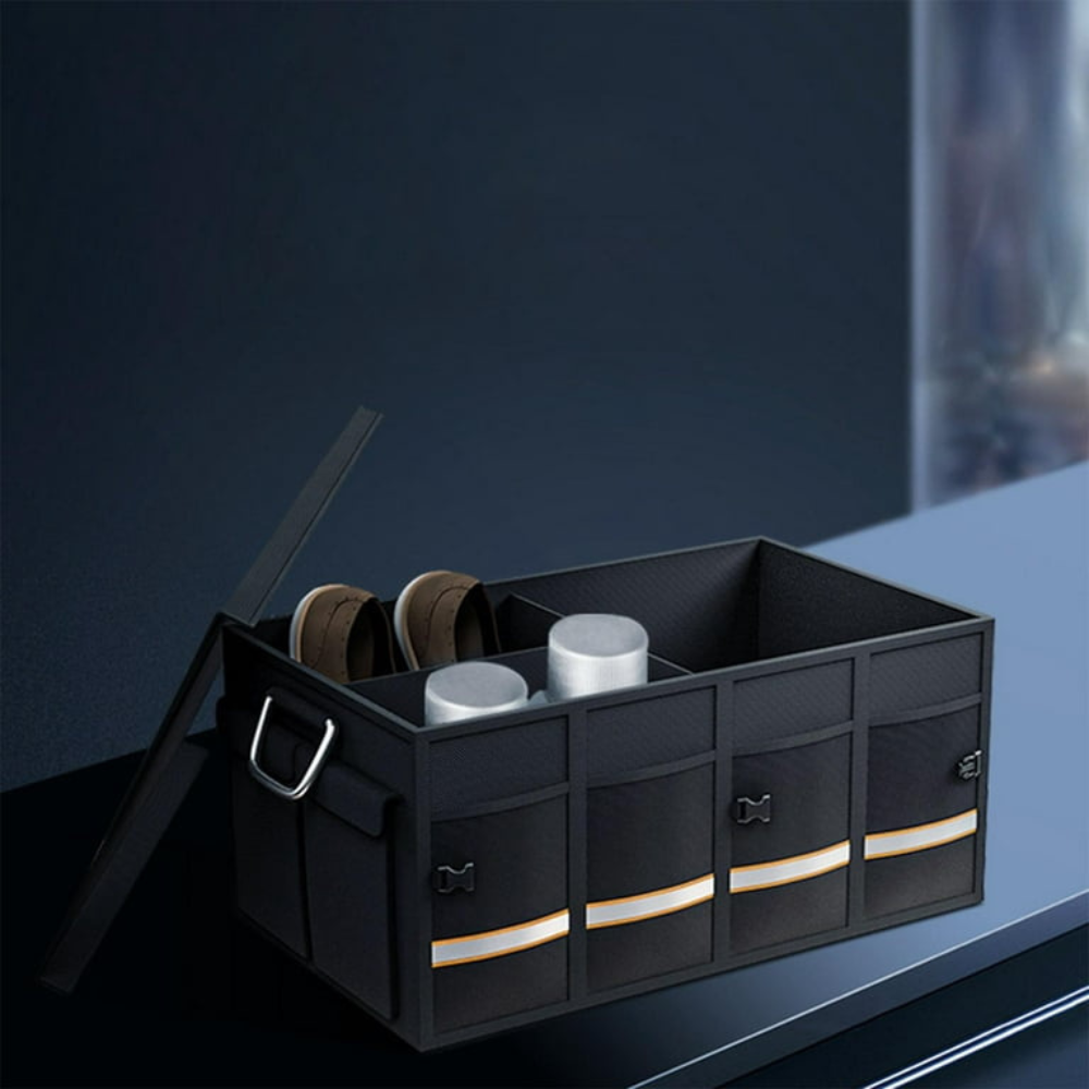 Organizzatore per il bagagliaio dell'auto di grande capacità - Scomparti multipli e stabilità totale