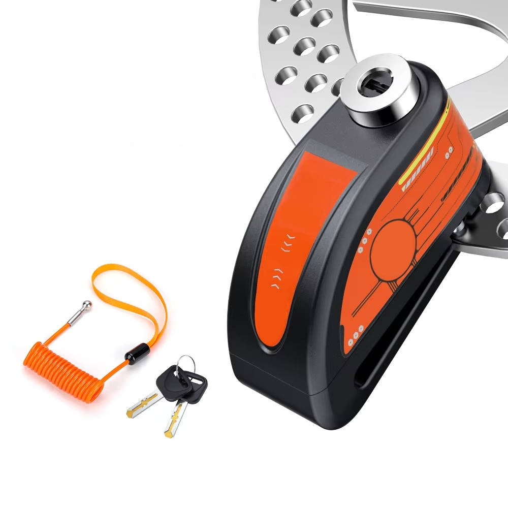 Dysk motocyklowy antykradzieżowy z alarmem - zwiększone bezpieczeństwo i silny sygnał dźwiękowy