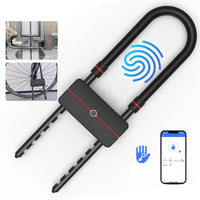 Συνδεδεμένο Bluetooth & Δακτυλικό αποτύπωμα για κλειδώματα ποδηλάτου 